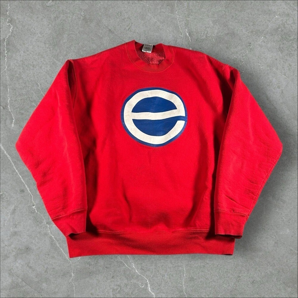 Vintage Rage Against The Machine Sweatshirt Men XL Red 90s Evil Empire Band Tour